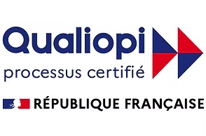 Logo officiel Qualiopi — processus certifié, République française