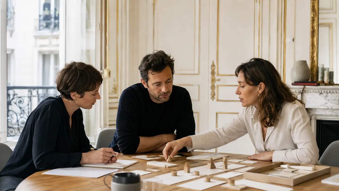 Une juriste aide deux entrepreneurs à comparer des choix de structure et de gouvernance.